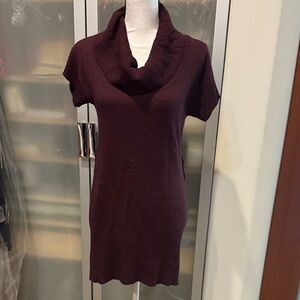 BCX Maroon Cowl Neck Sweater